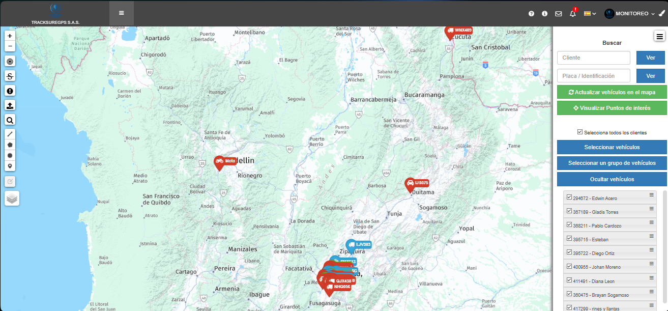 Mapa de seguimiento